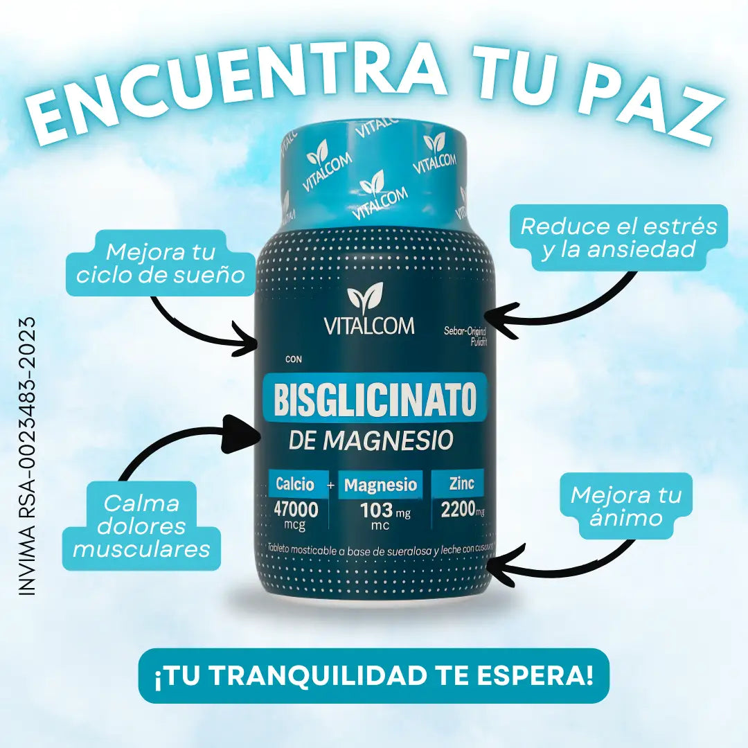BISGLICINATO DE MAGNESIO PV,CM,ANTV