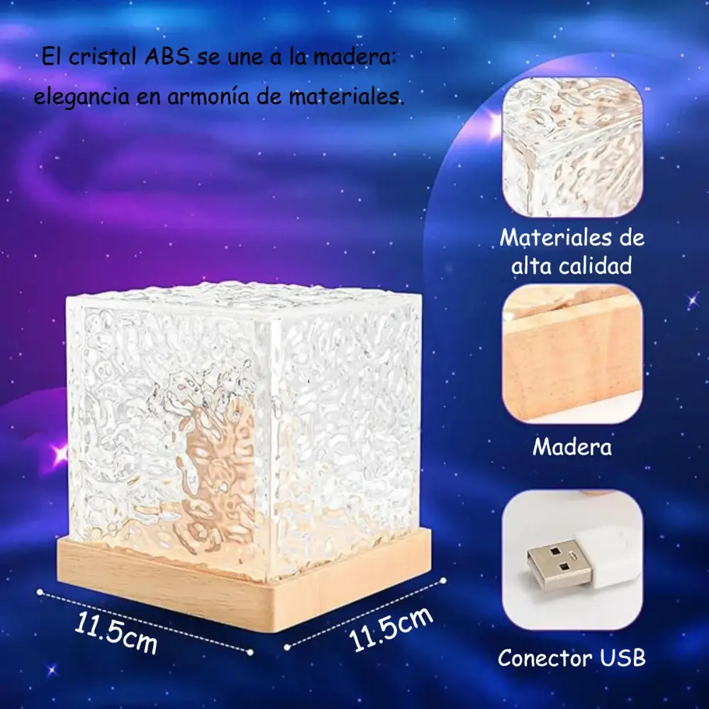 Lámpara boreal:Transforma tu entorno en una experiencia de calma, belleza y seducción