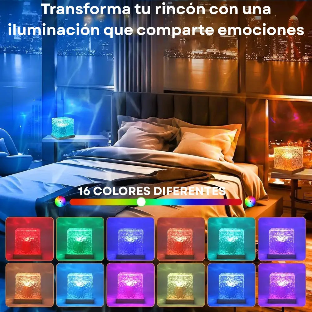 Lámpara boreal:Transforma tu entorno en una experiencia de calma, belleza y seducción