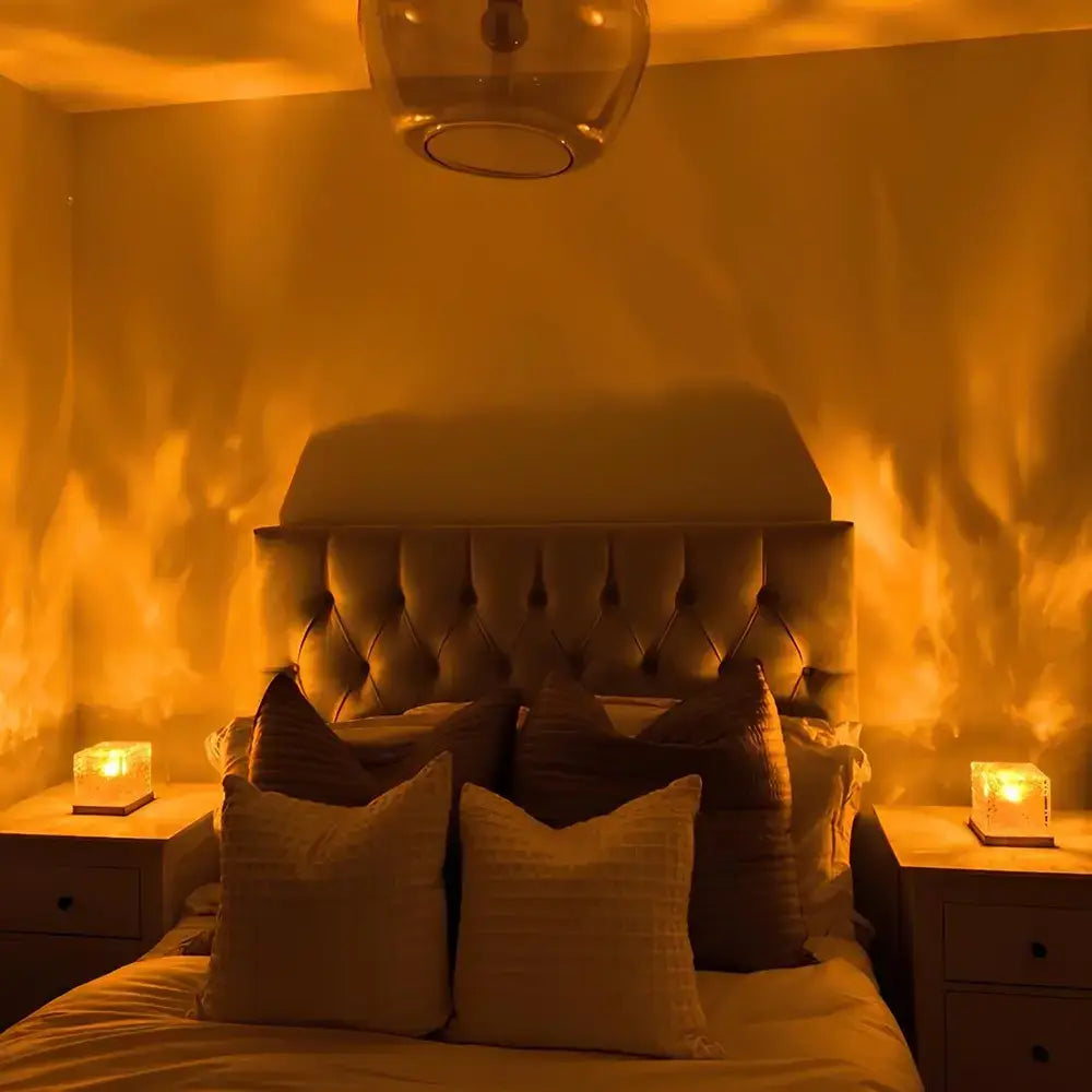 Lámpara boreal:Transforma tu entorno en una experiencia de calma, belleza y seducción
