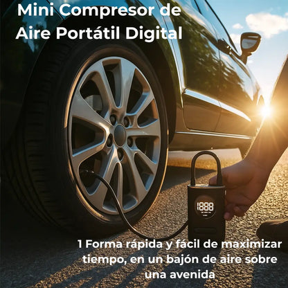 Mini Compresor Digital Portátil- "Tu respaldo donde vayas"