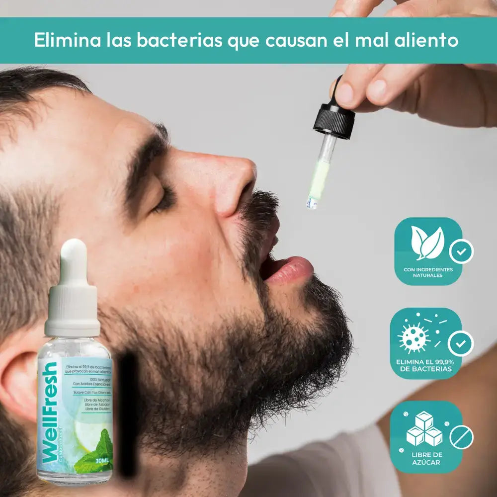 WellFresh® - Gotas Naturales para un Aliento Fresco al Instante