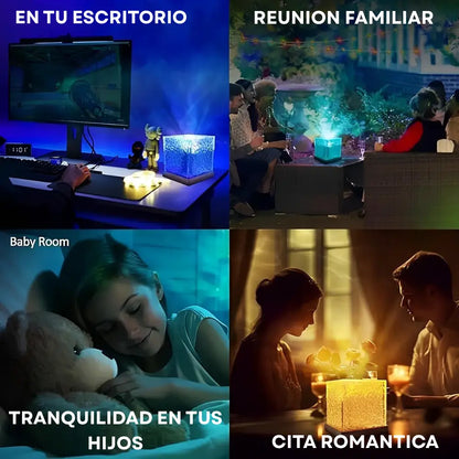 Lámpara boreal:Transforma tu entorno en una experiencia de calma, belleza y seducción