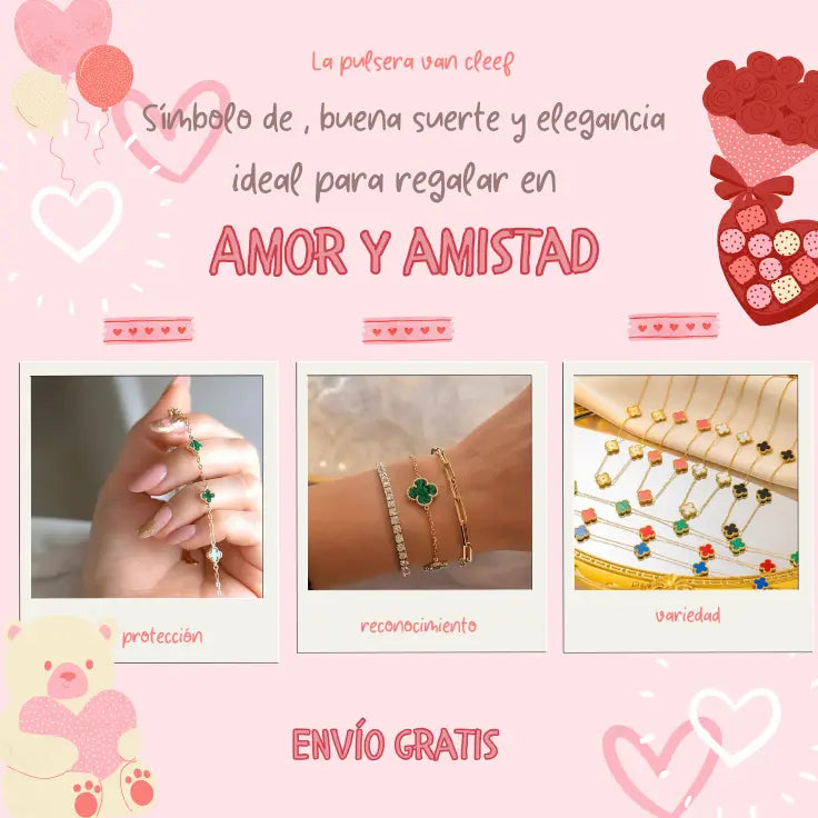 PULSERA VAN CLEFF | Un regalo que sellará el amor y la amistad 💞